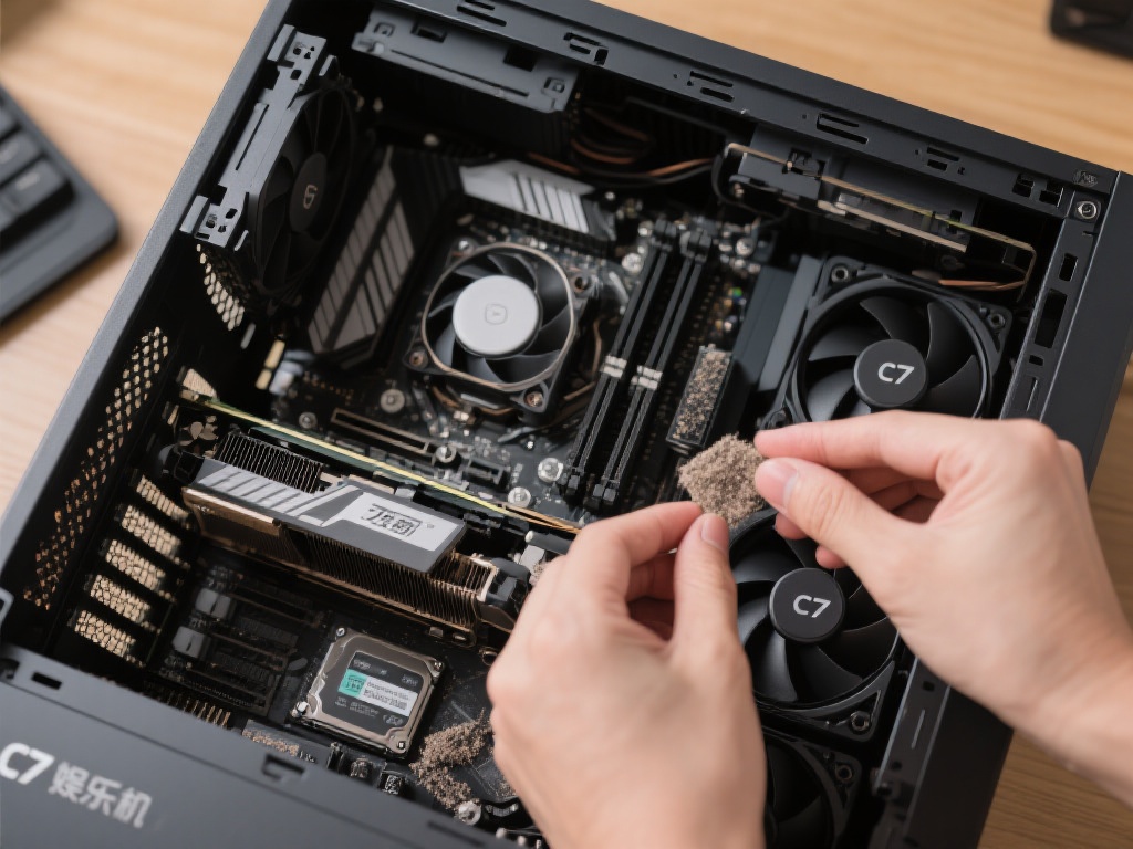 在日常使用中，主机内部可能会积累灰尘，导致散热效果
